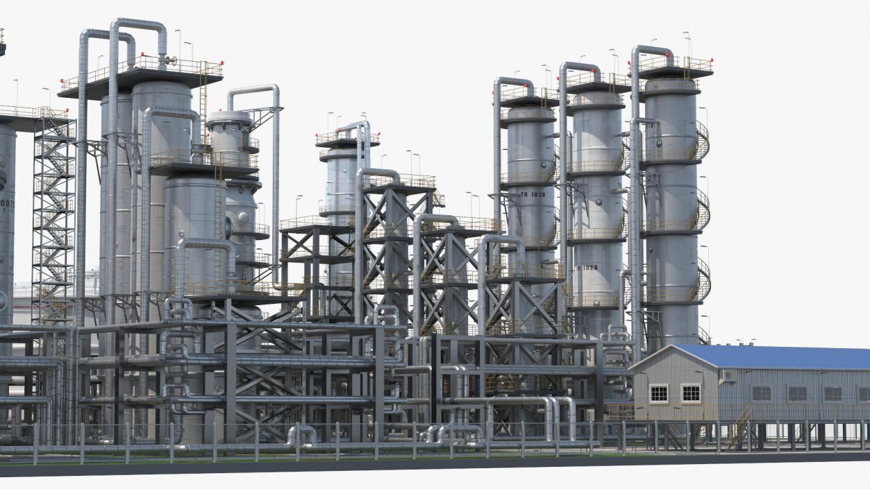 3D Oil Refining Facility