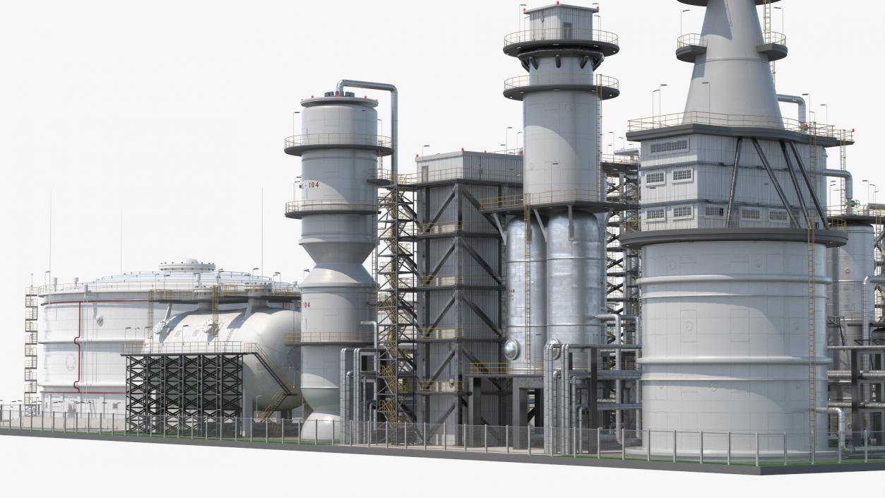 3D Oil Refining Facility