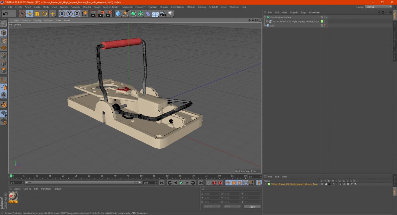 3D model Victor Power Kill High Impact Mouse Trap
