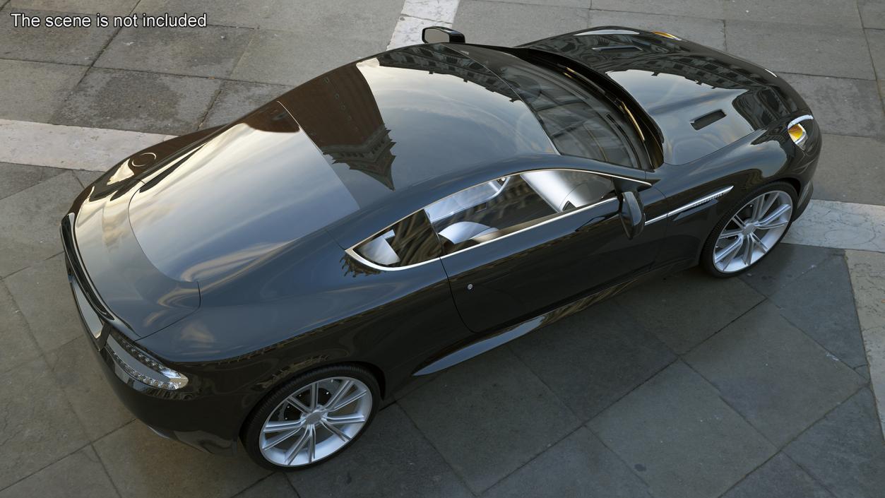 Aston Martin DB9 Simple Interior 3D