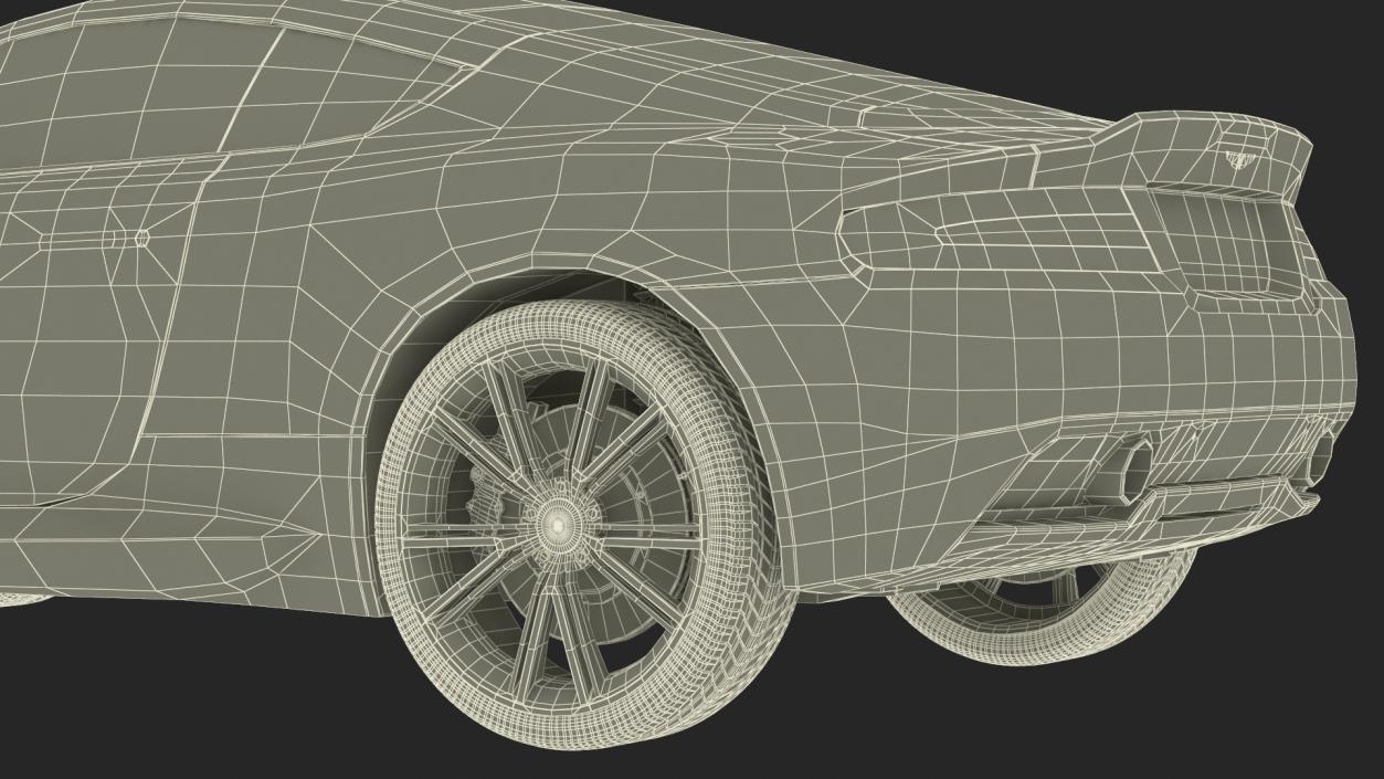 Aston Martin DB9 Simple Interior 3D