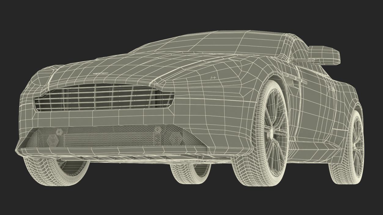 Aston Martin DB9 Simple Interior 3D