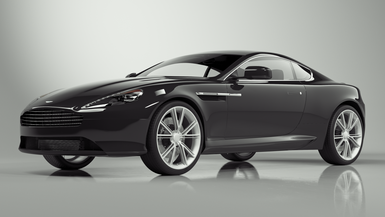 Aston Martin DB9 Simple Interior 3D