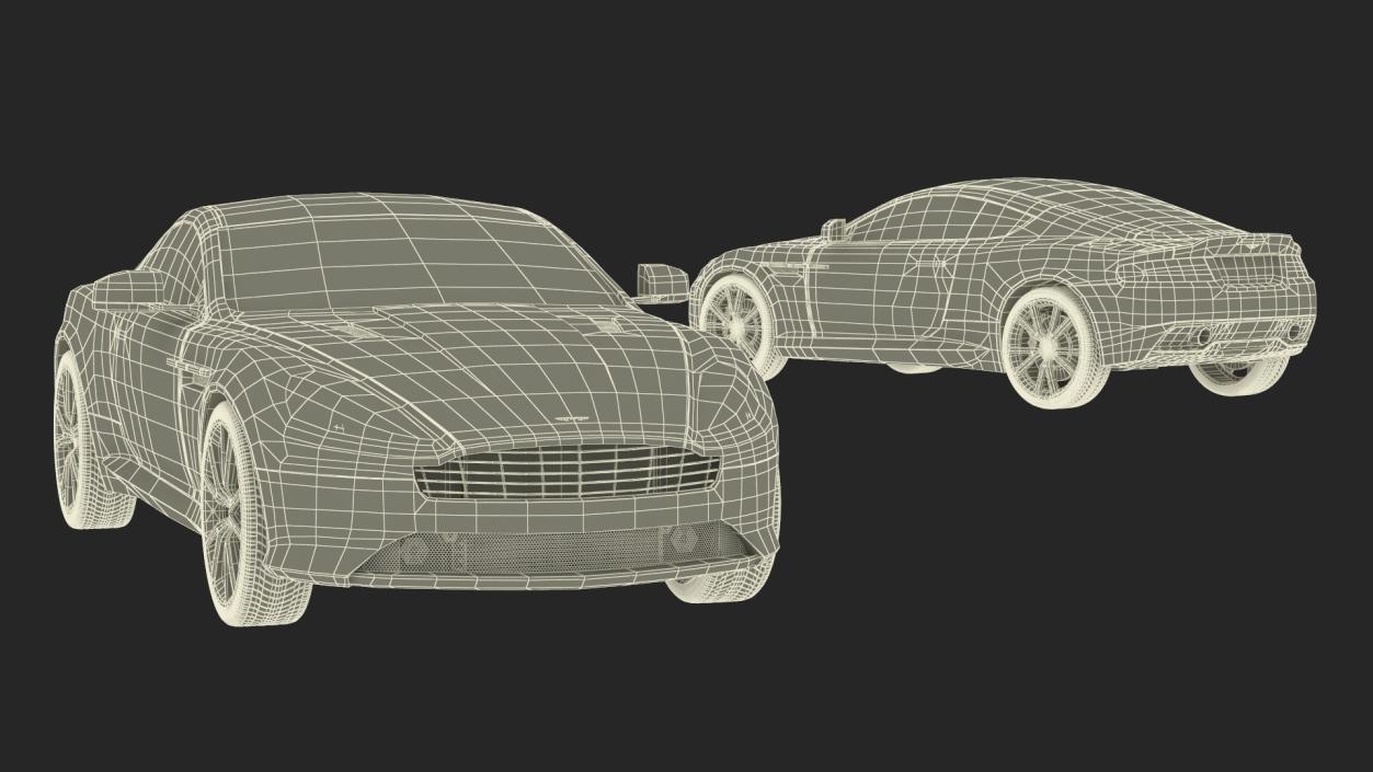 Aston Martin DB9 Simple Interior 3D