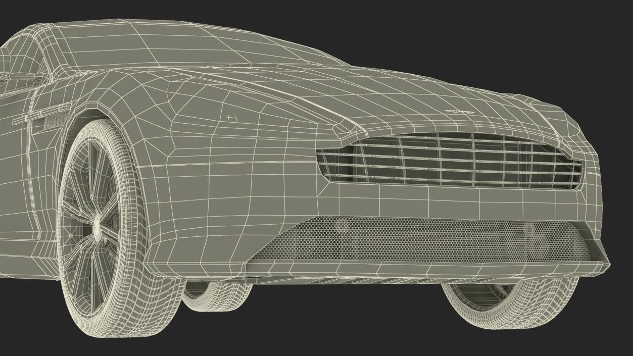 Aston Martin DB9 Simple Interior 3D