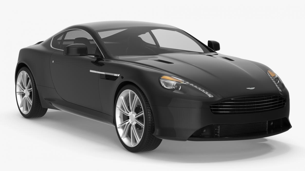 Aston Martin DB9 Simple Interior 3D