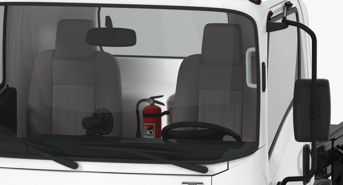 Commercial Truck Isuzu NPR 2018 Simple Interior 3D