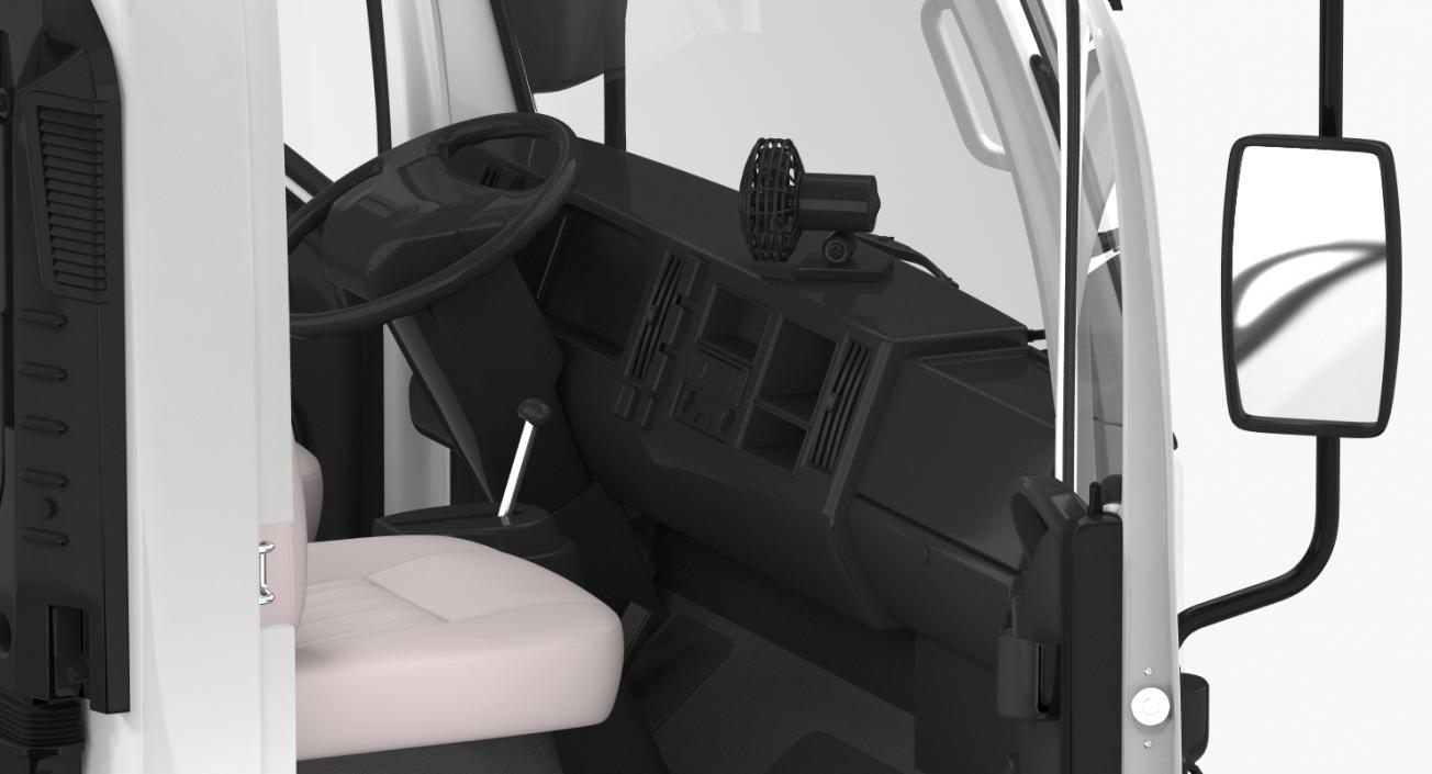 Commercial Truck Isuzu NPR 2018 Simple Interior 3D