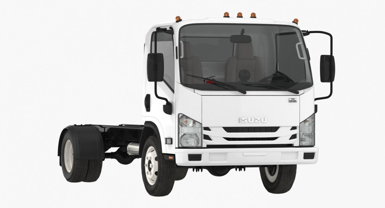 Commercial Truck Isuzu NPR 2018 Simple Interior 3D