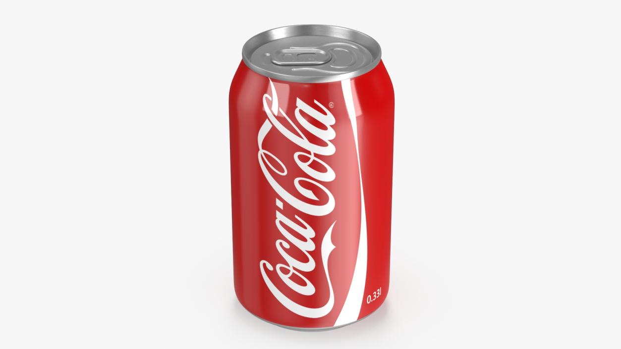 3D Coca Cola Can model