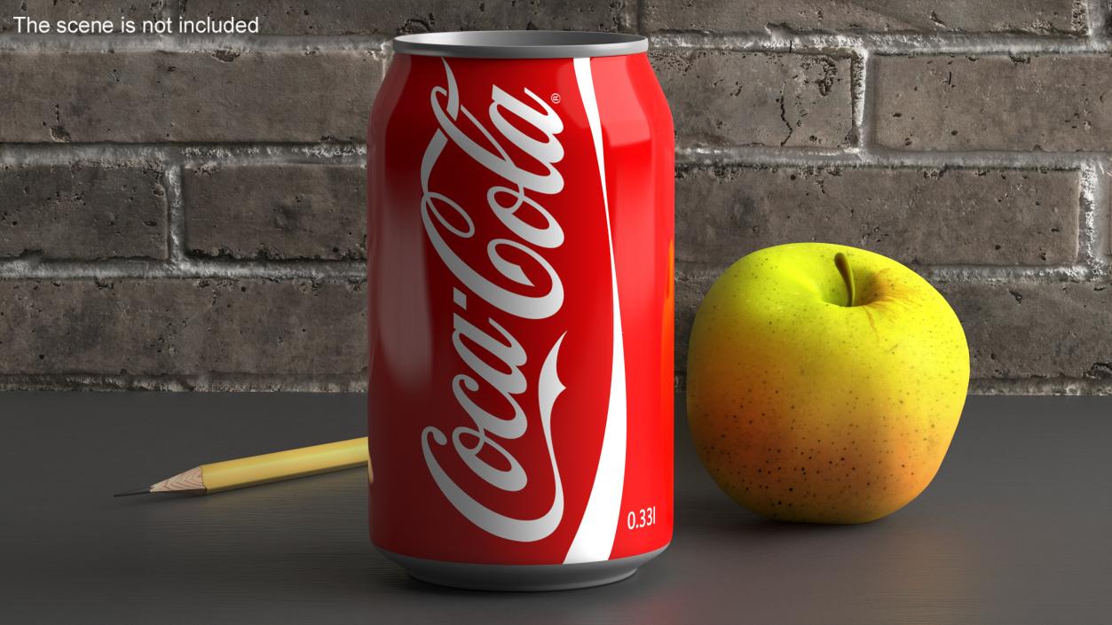 3D Coca Cola Can model