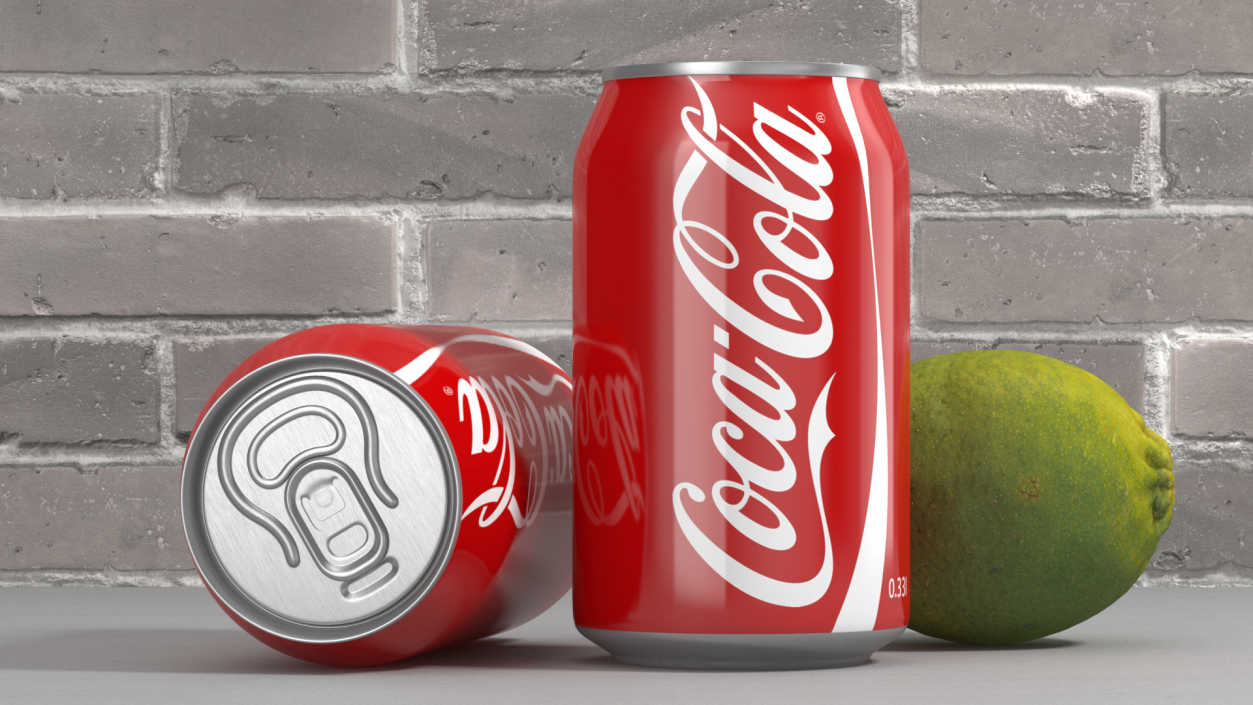 3D Coca Cola Can model