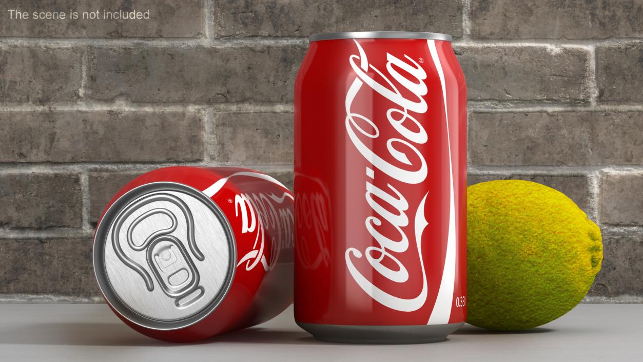 3D Coca Cola Can model