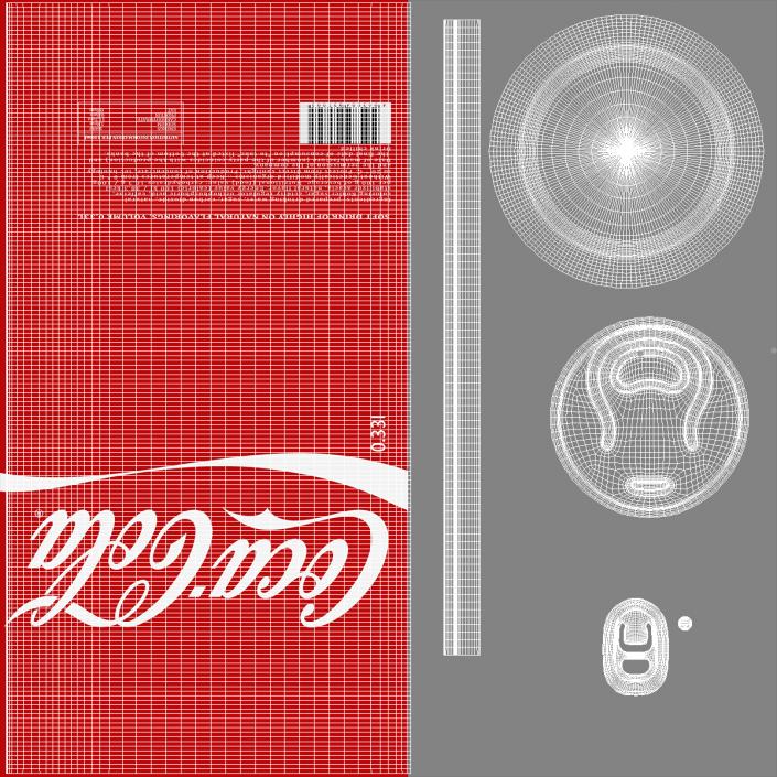 3D Coca Cola Can model