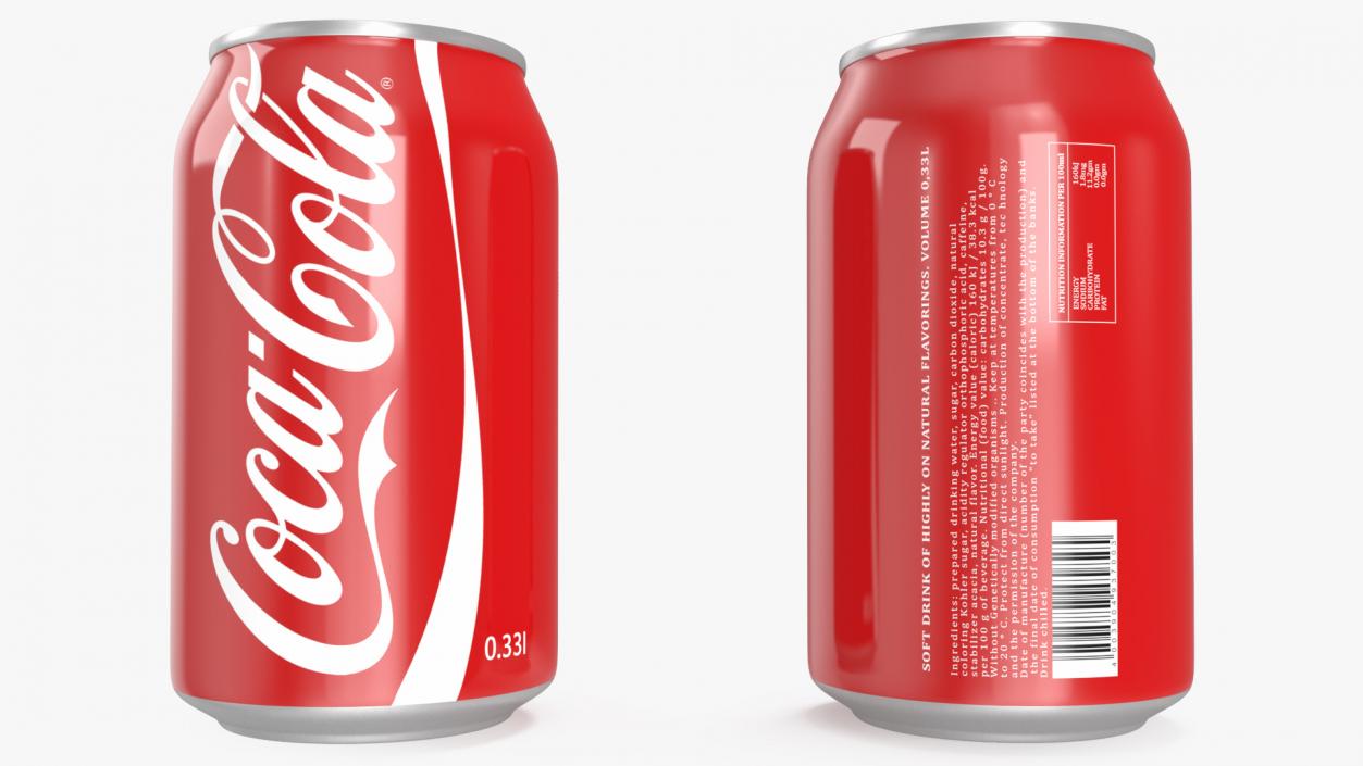 3D Coca Cola Can model