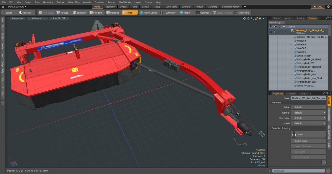 3D Discbine 210 Side Pull Disc Mower Conditioners