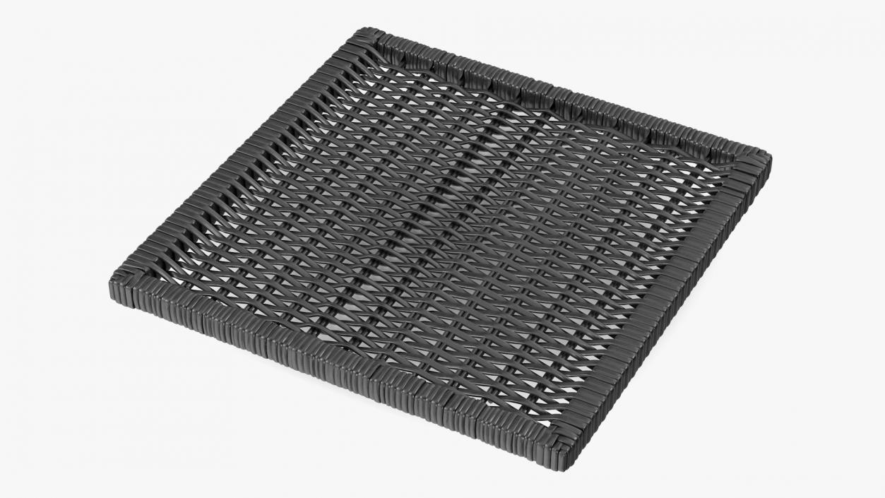 3D Rattan Panel Black model