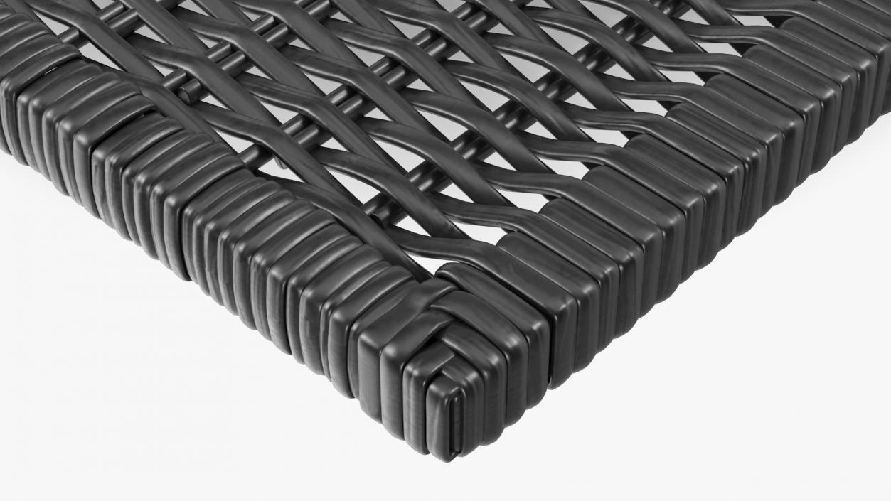 3D Rattan Panel Black model