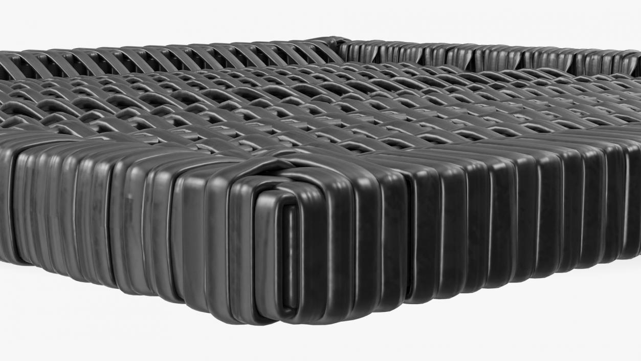 3D Rattan Panel Black model