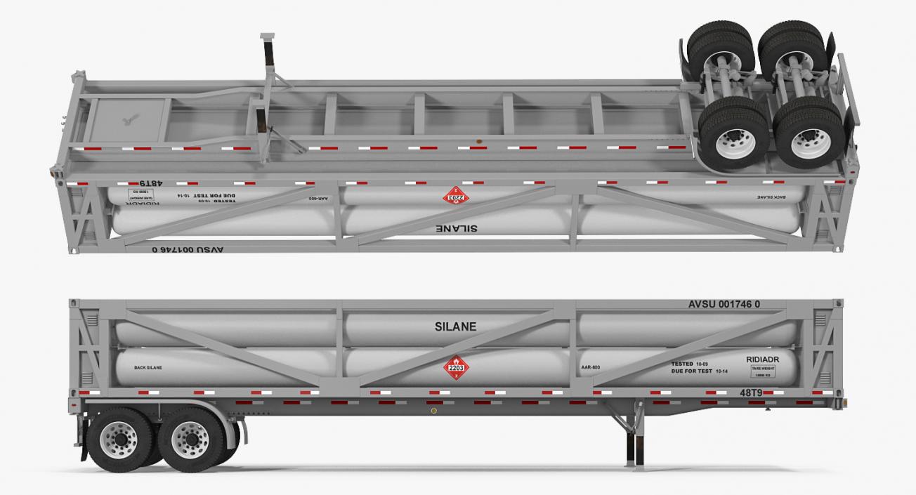 3D LNG Transport Trailer