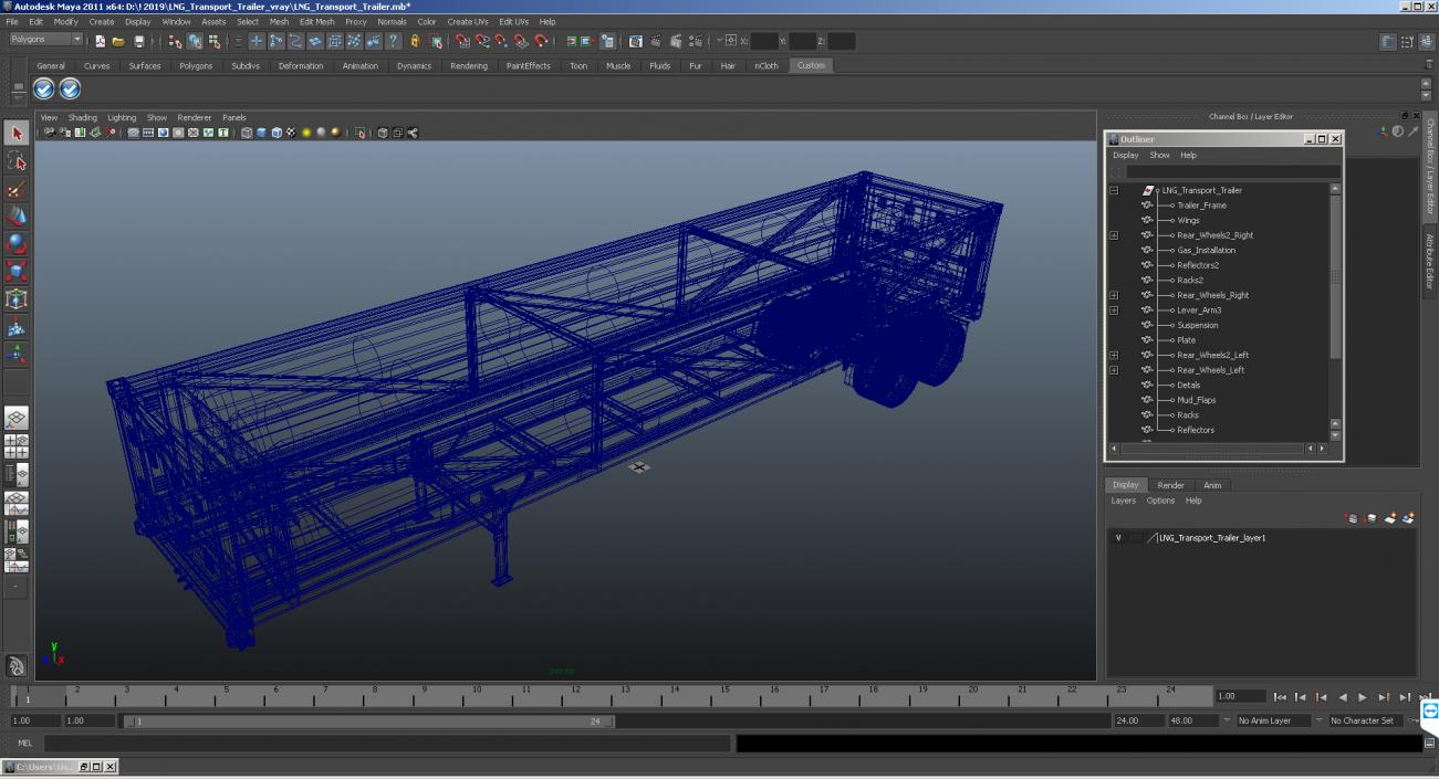 3D LNG Transport Trailer