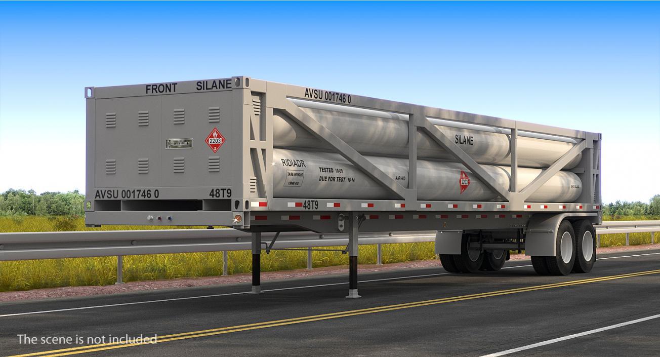 3D LNG Transport Trailer