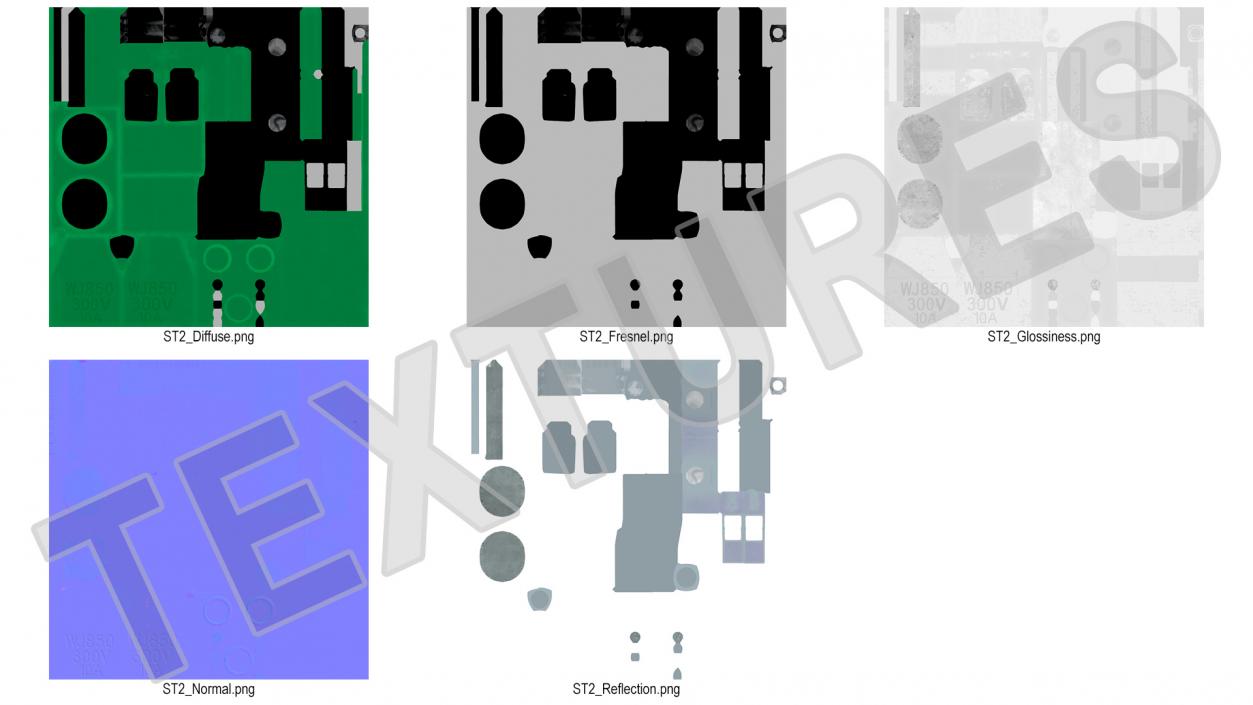 3D model Screw Terminal Block