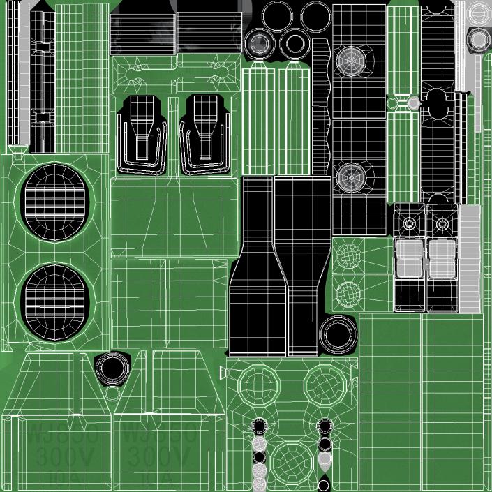 3D model Screw Terminal Block