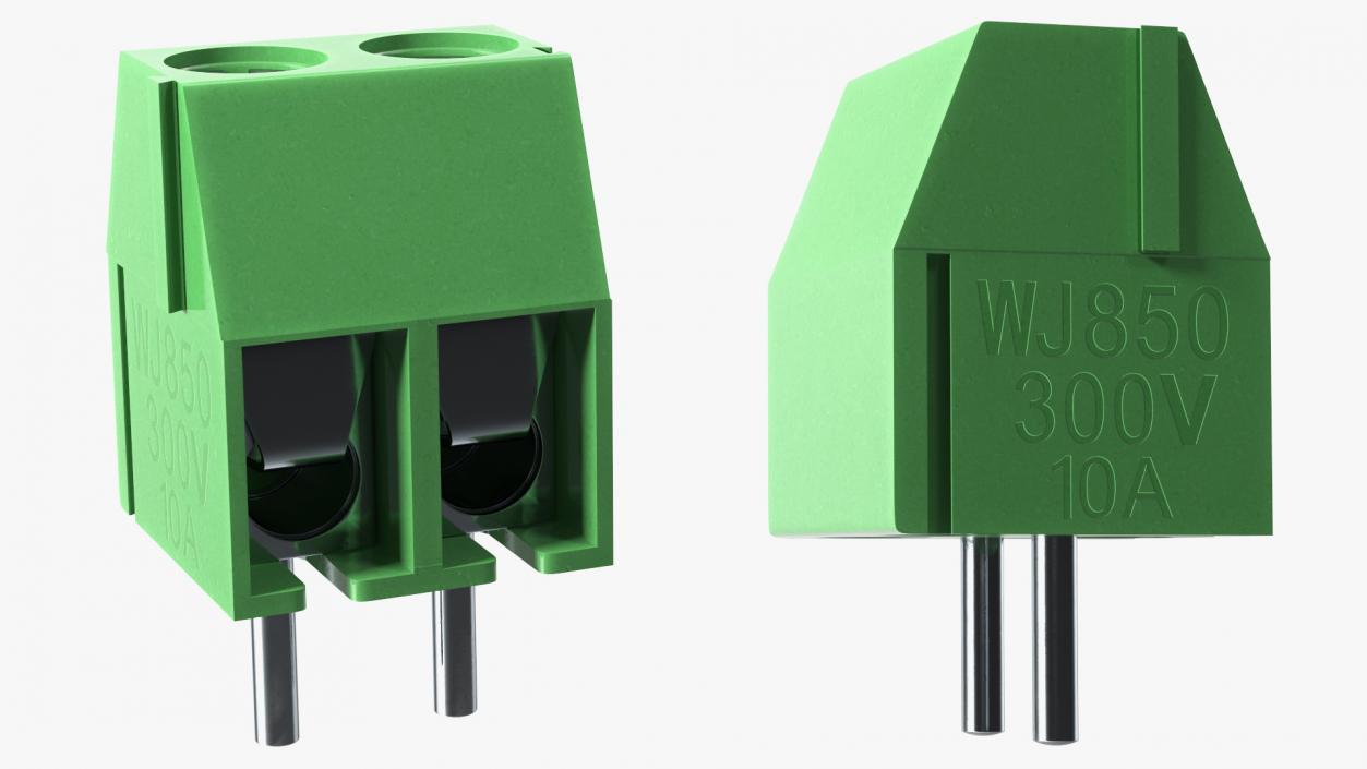 3D model Screw Terminal Block