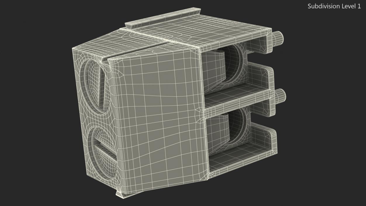 3D model Screw Terminal Block