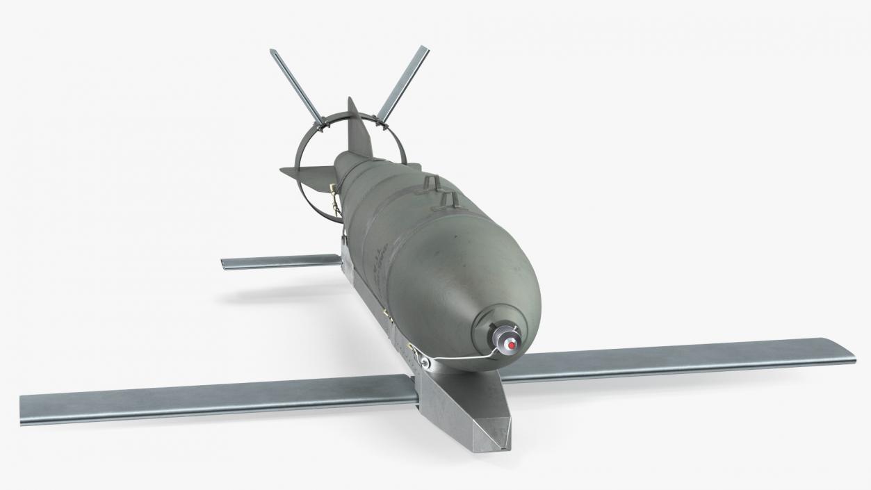 3D model Russian FAB 500 M62 Air Bomb with UMPK 2