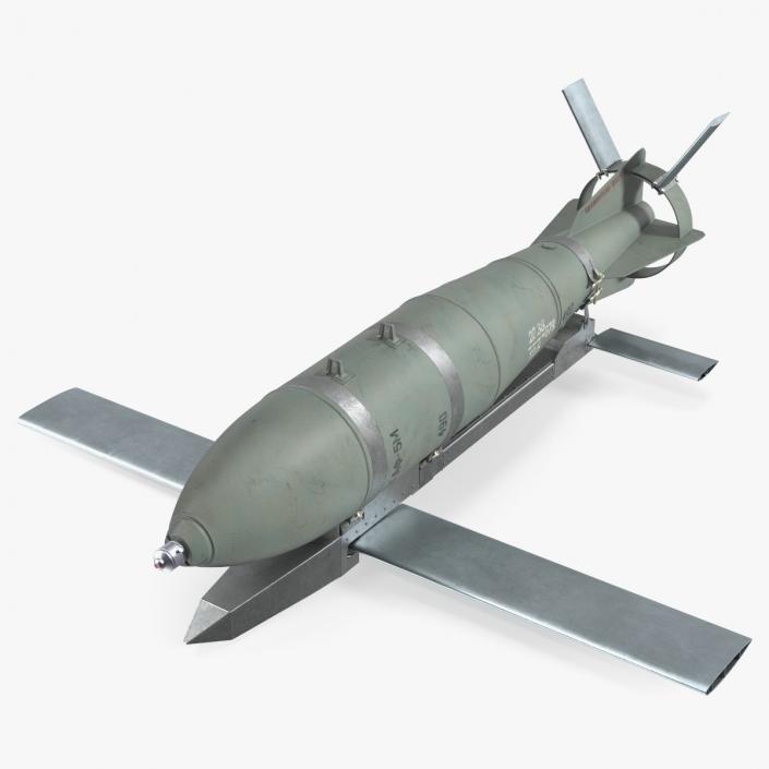 3D model Russian FAB 500 M62 Air Bomb with UMPK 2