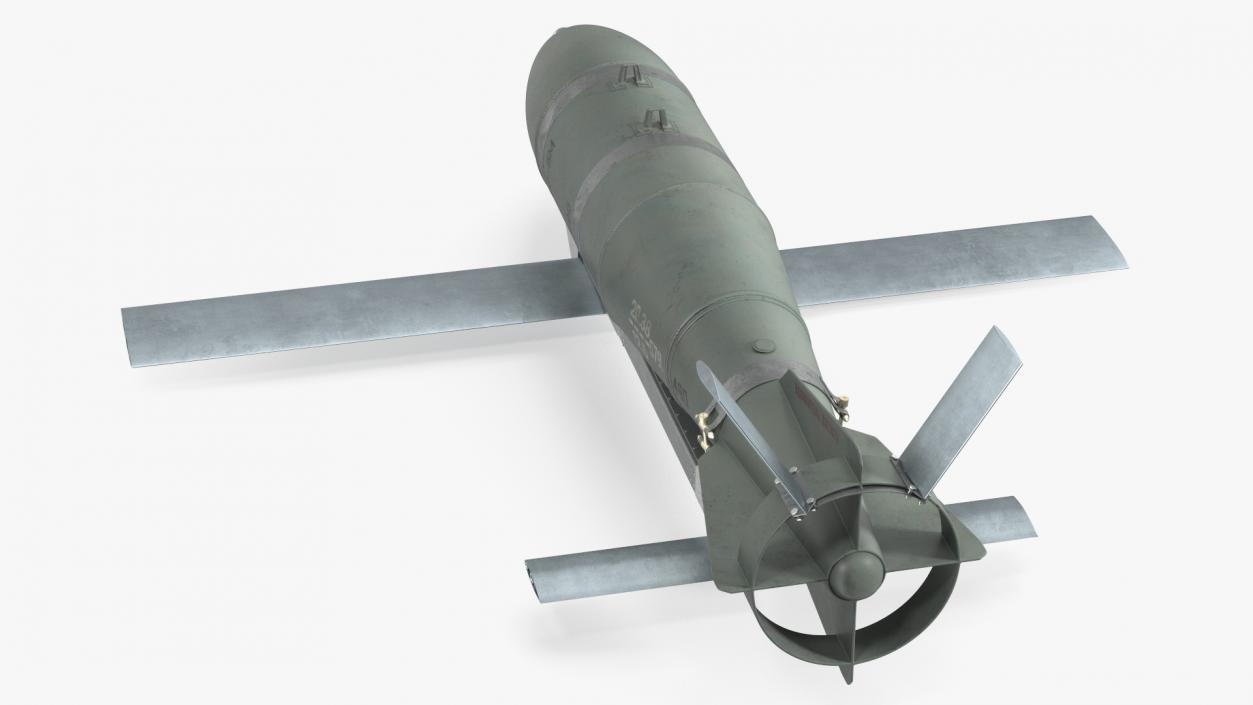 3D model Russian FAB 500 M62 Air Bomb with UMPK 2