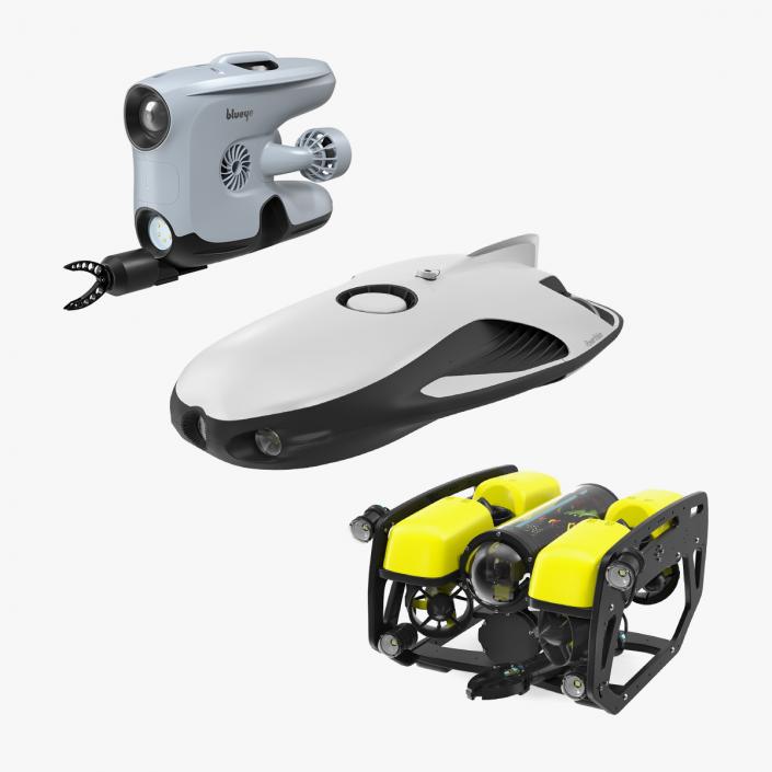 3D model Underwater Robots Collection 2