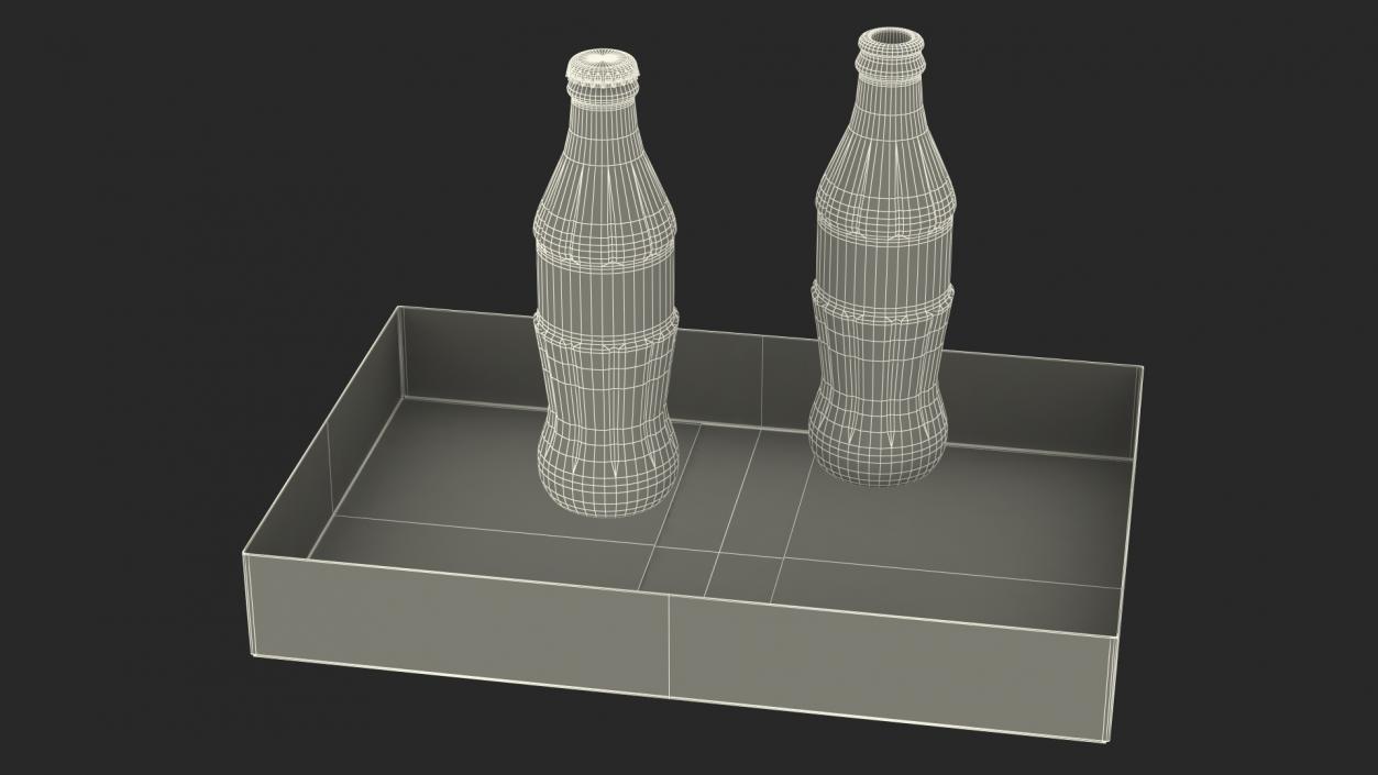 Glass Bottle Pack 3D