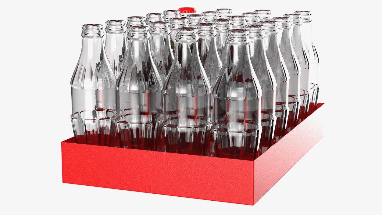 Glass Bottle Pack 3D