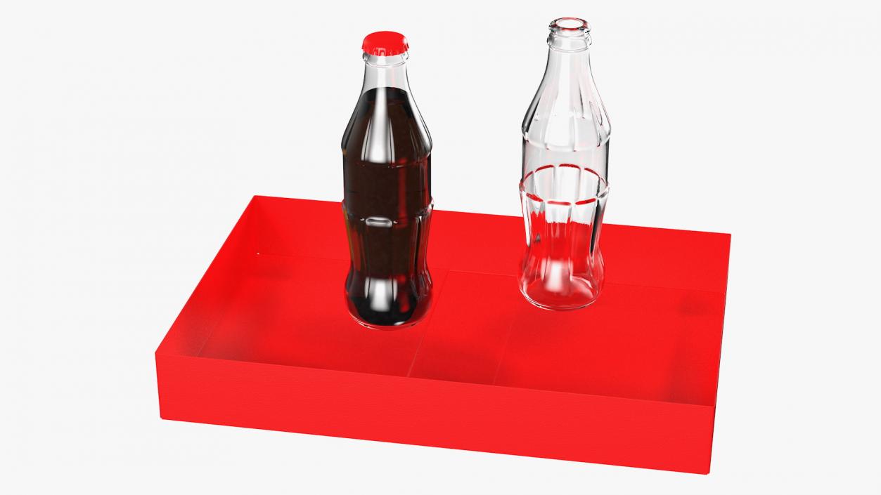 Glass Bottle Pack 3D