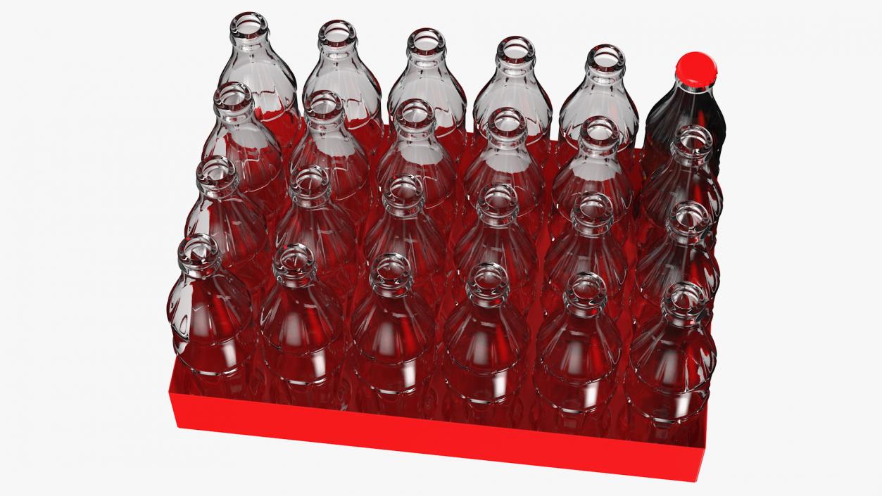 Glass Bottle Pack 3D