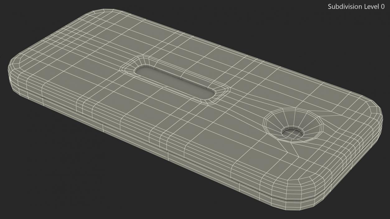 Positive COVID 19 Rapid Diagnostic Test 3D model