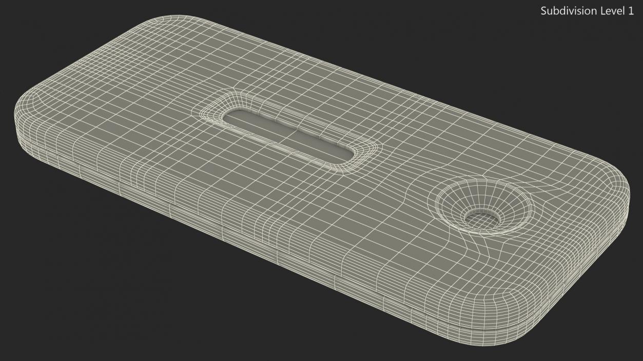 Positive COVID 19 Rapid Diagnostic Test 3D model