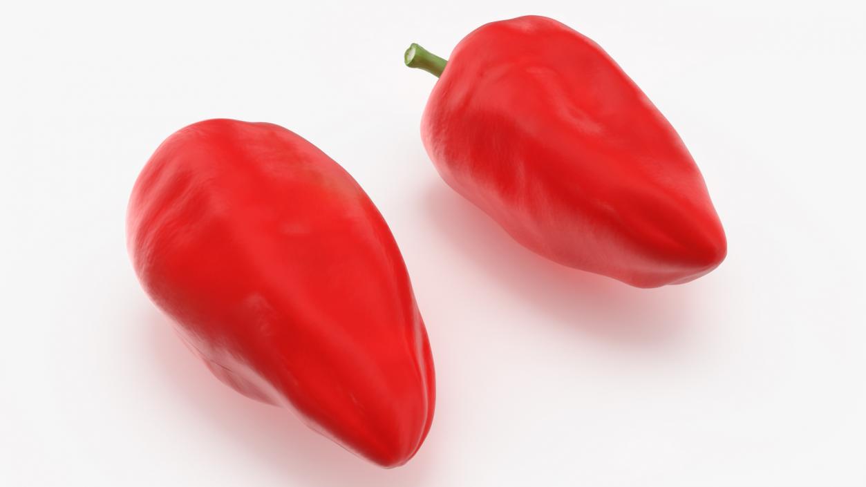 3D model Red Long Pepper