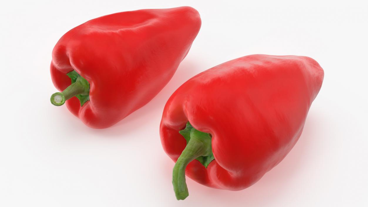 3D model Red Long Pepper