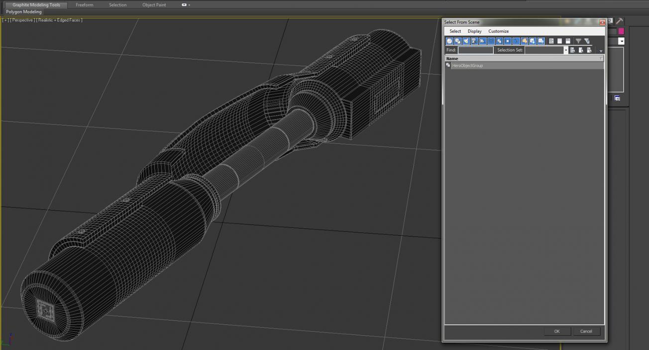 3D model Anodized Ram Hydraulic Cylinder 4 Sci-Fi