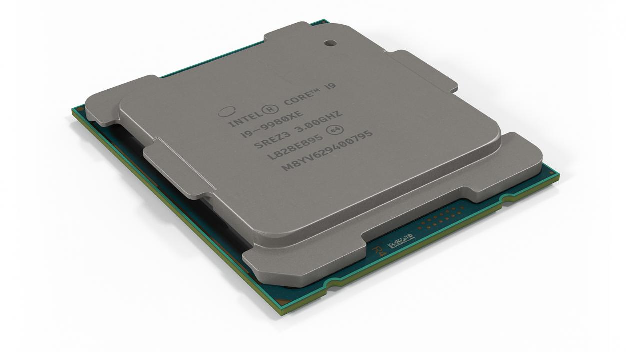 Intel Core i9-9980XE CPU 3D model