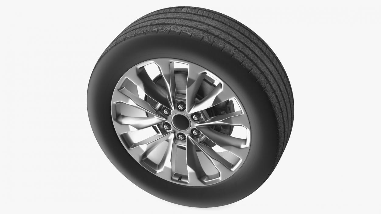 3D SUV Wheel 2