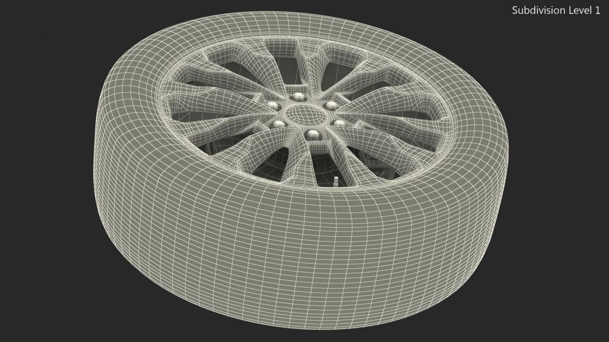 3D SUV Wheel 2