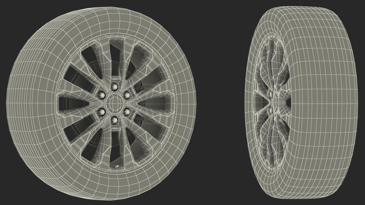 3D SUV Wheel 2