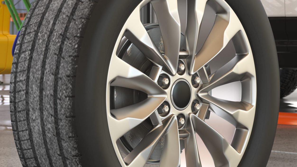 3D SUV Wheel 2