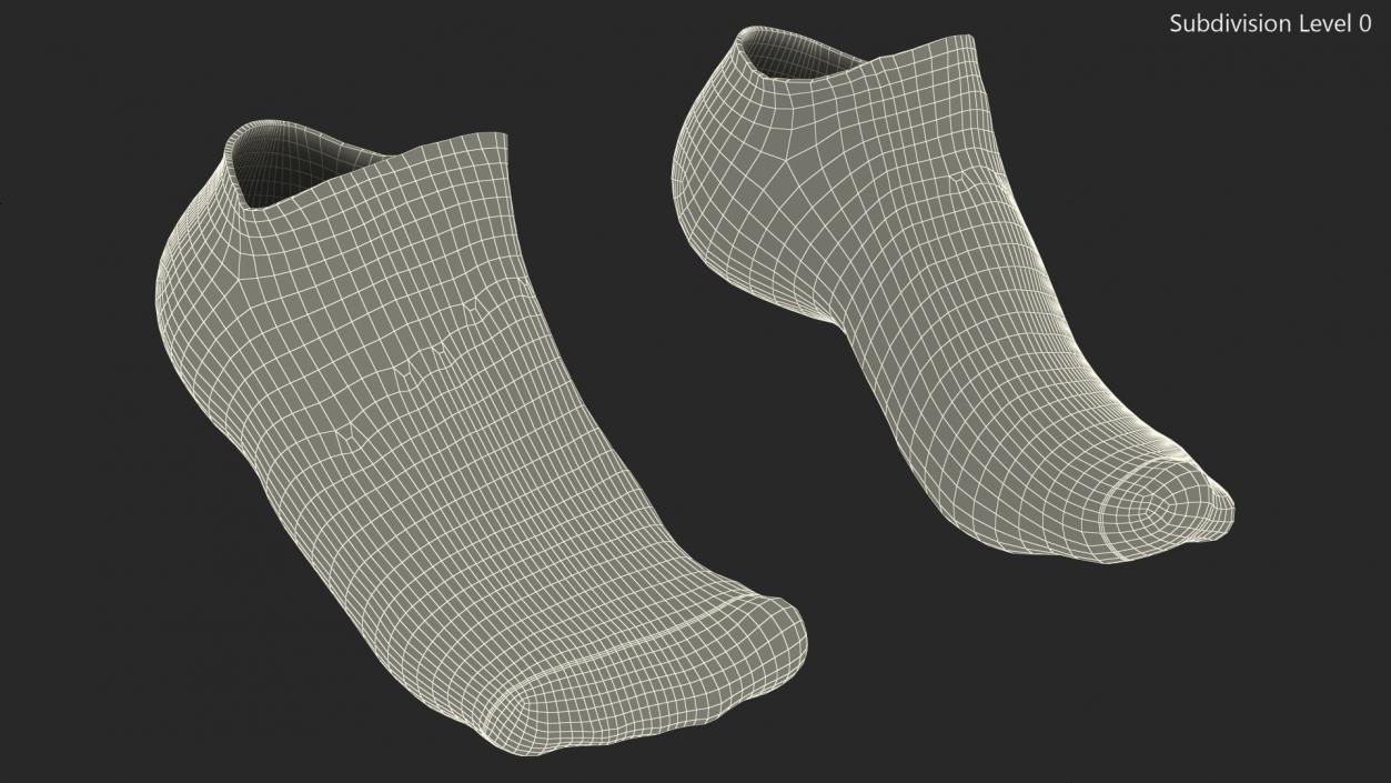 3D Socks Nike Blue on The Foot Standing Toes