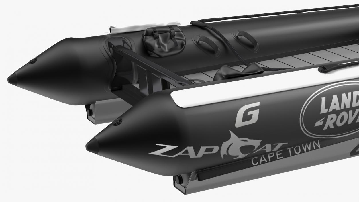 Racing Boat Gemini Zapcat F1 Black 3D model